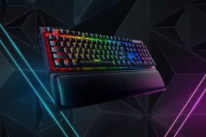 taking care OF YOU  cool finds Razer BlackWidow V3 Pro Gaming Mechanical Keyboard - RGB Yellow Switch 